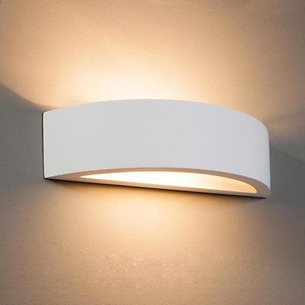 APPLIQUE-IN-GESSO-LAMPADA-A-PARETE-MODERNO-ATTACCO-E27-CON-VETRO-WALL-LIGHT-LV-172454150995-3