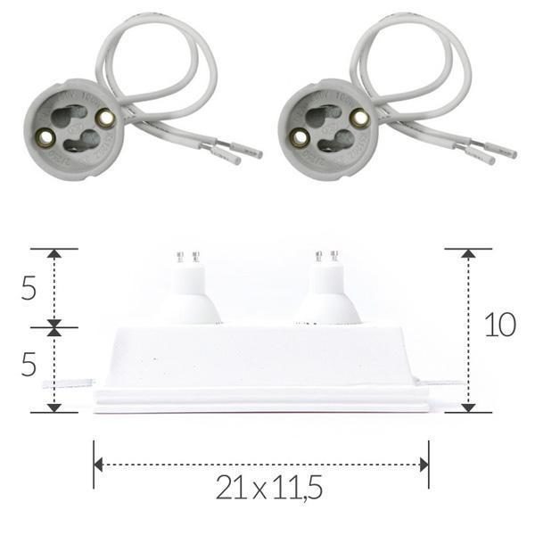 PORTA-FARETTO-DOPPIO-DA-INCASSO-IN-GESSO-RETTANGOLARE-A-SCOMPARSA-PER-GU10-MR16-182459376947-3