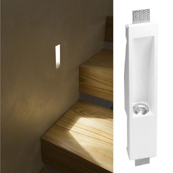 SEGNAPASSO-DA-INCASSO-IN-GESSO-A-SCOMPARSA-MODERNO-LAMPADA-GU10-FASCIO-LUCE-LV-182396716907-1