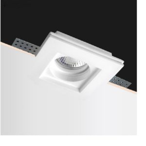 Gips-Einbauleuchte QUADRATISCH CODE CSF040